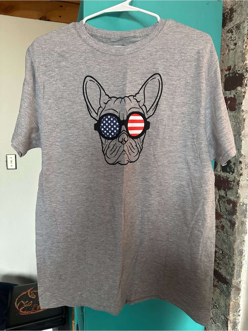 For the Love of Paws Gray French Bulldog Tee
